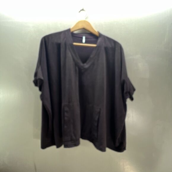 Agave Nectar Top Women’s Small Purple short sleeve Oversized Sweatshirt - Picture 1 of 9